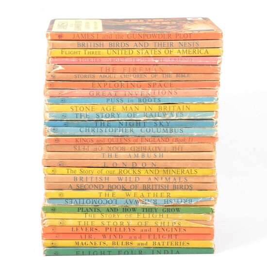 Twenty-nine Ladybird Books.