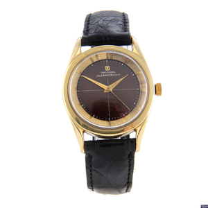 UNIVERSAL GENEVE - a gentleman's gold plated Polerouter wrist watch.