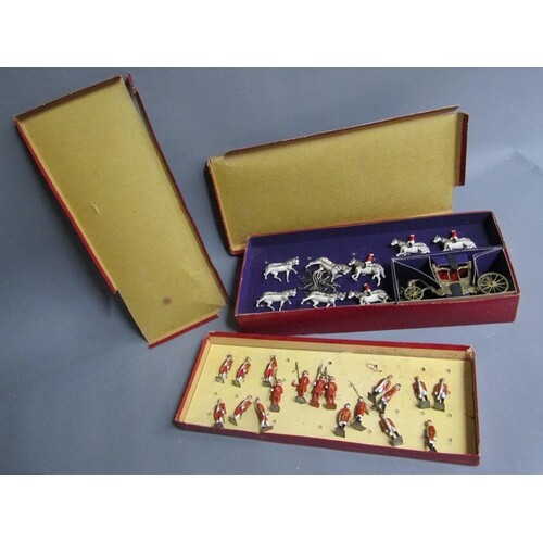 VINTAGE BRITAINS BOXED STAGE COACH AND BEEFEATERS OUTRIDERS ...