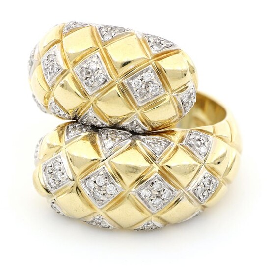 Valente - No Reserve Price - 18 kt. White gold, Yellow gold - Ring - 1.15 ct Diamonds