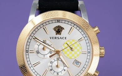Versace - Sports Tech Chronograph Two Tone Gold & Stainless Steel - VELT00519 - Men - 2011-present