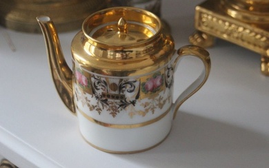 Verseuse cafetière égoïste porcelaine d'époque Louis XVI Directoire fin XVIIIe - Coffee pot (1) - Porcelain