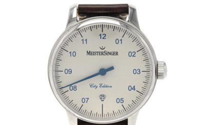 Watches Miscellaneous watch MEISTERSINGER, City Edition, "Göteborg", Cal SW 200--...
