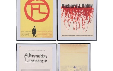 Wayne Thiebaud, Richard J. Daley and Other Cincinnati Exhibition Posters