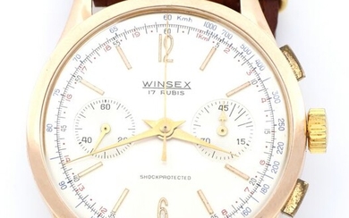 Winsex - cronografo gold 18kt - '' NO RESERVE PRICE '' - Men - 1950-1959