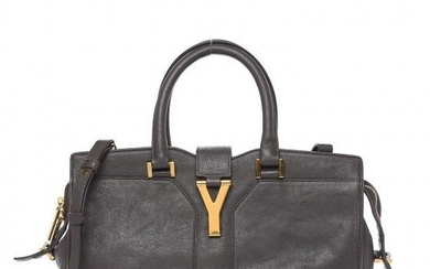 Yves Saint Laurent - Sheepskin Small Cabas ChYc Grey Clutch bag