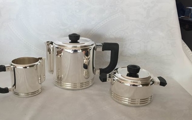 gallia pour Christofle- coffee service - Art Deco - Silver plated