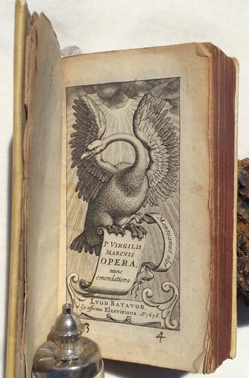 1636 Virgil 1st Elzevir ed by Daniel Heinsius