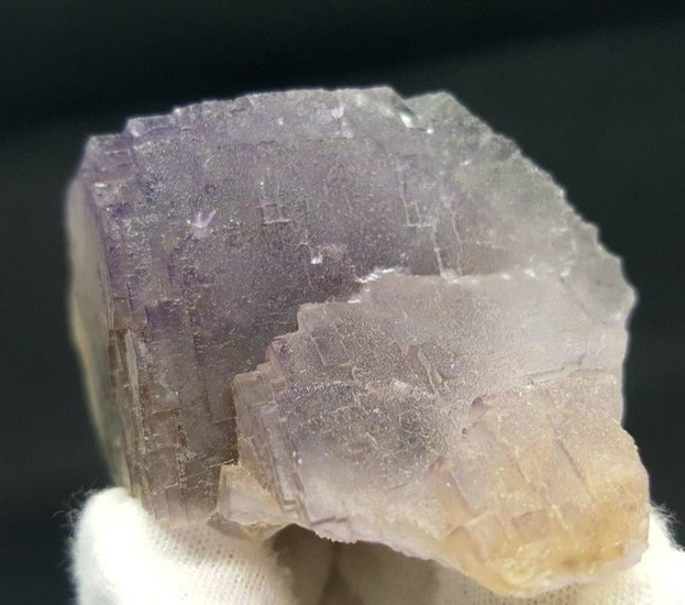 168 Grams Cubic Fluorite Mineral - 81X53X39 mm