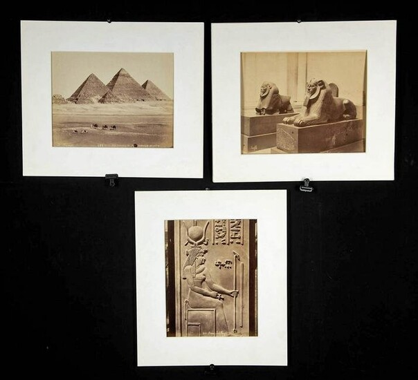 19th C. Photos of Egypt by Arnoux & Bonfils
