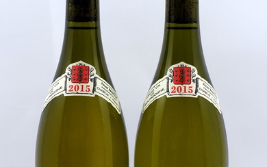 2 bouteilles CHABLIS 2015 Grand Cru Les Preuses. René et Vincent Dauvissat
