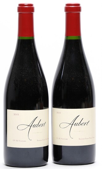2 bts. Pinot Noir “UV-SL”, Aubert 2013 A (hf/in).