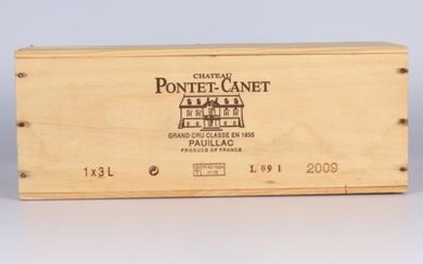 2009 Château Pontet-Canet, Bordeaux, 100 Parker-Punkte, Doppelmagnum in OHK