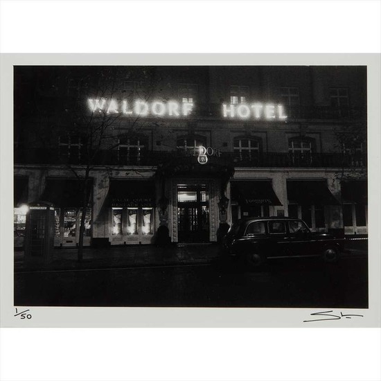 † § 20TH CENTURY BRITISH SCHOOL WALDORF HOTEL
