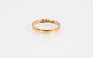 22ct gold wedding ring (Birmingham 1979)