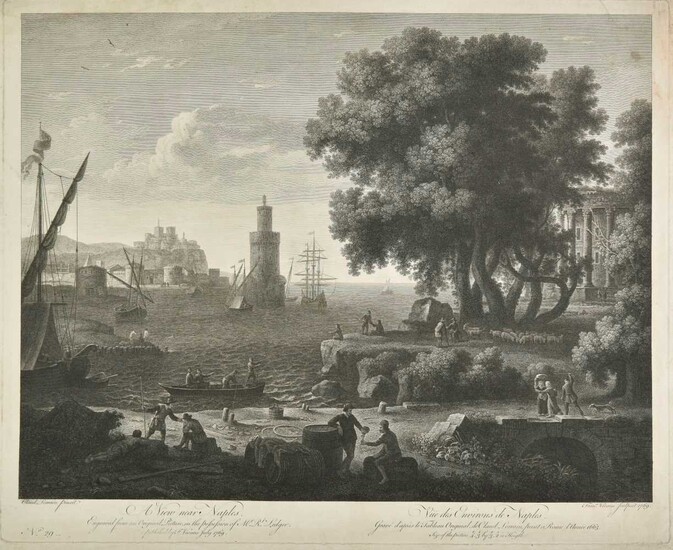 Vivares (Francis). A View near Naples, 1769