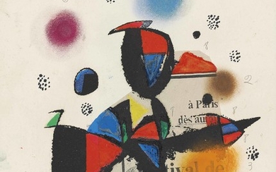 Joan Miró (1893-1983), Maquette pour Gaudí XV
