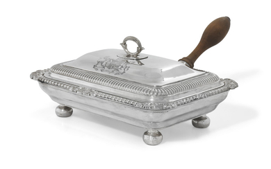 A GEORGE III SILVER TOASTED-CHEESE DISH, MARK OF PAUL STORR, LONDON, 1817