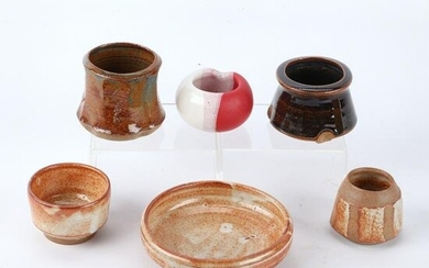 6 Minnesota Studio Pottery Vessels