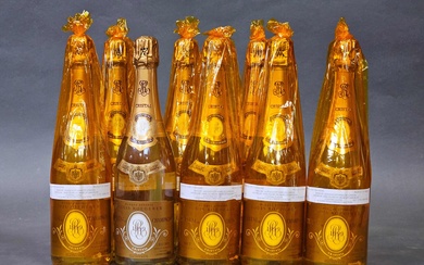 8 blles CRISTAL LOUIS ROEDERER Champagne... - Lot 296 - Goxe - Belaisch - Hôtel des ventes d'Enghien