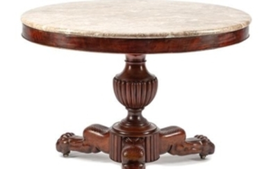 A Charles X Mahogany Center Table