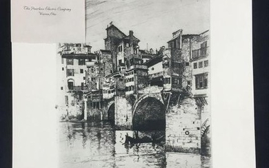 Original Etching By Joseph Pennell