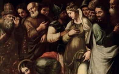 Scuola italiana del XVII secolo, GesÃ¹ e l'adultera