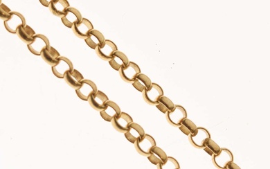 9ct gold belcher link chain