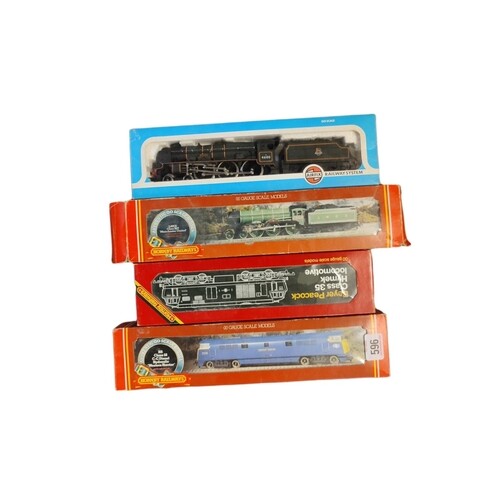 A COLLECTION OF FOUR OO SCALE LOCOMOTIVES to include Airfix ...