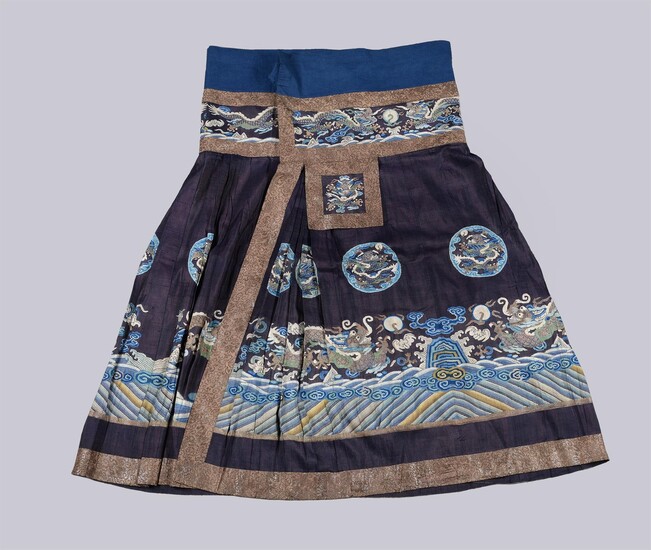 A Chinese Kesi weave skirt