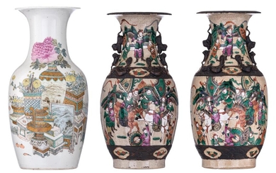 A Chinese Qianjiangcai vase, Republic period - added...