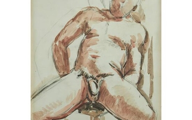 Â§ Duncan Grant (British 1885-1978) Male Nude, circa