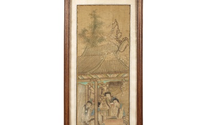 A GROUP OF FOUR PAINTINGS, CHINA, QING DYNASTY, 19TH CENTURY