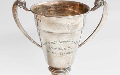 A George VI Silver Two-Handled Trophy-Cup, by Elkington, Birmingham, 1938,...