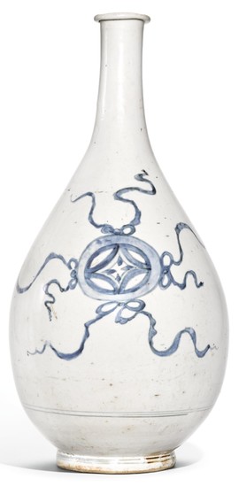 A LARGE BLUE AND WHITE VASE, EDO PERIOD, LATE 17TH CENTURY