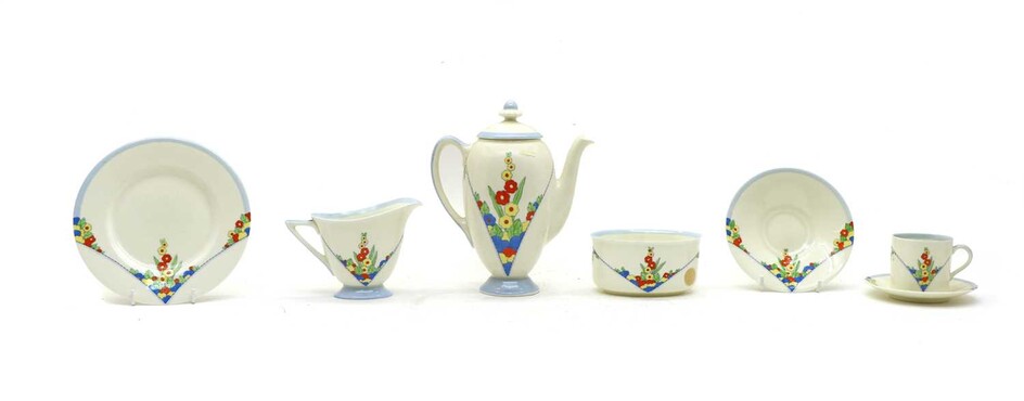 A Royal Doulton 'Leonora' pattern part tea and coffee wares
