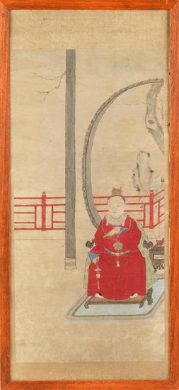 A late 19th / early 20th century Chinese painting...