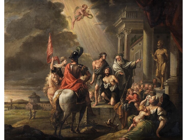 Adam van Noort, 1562 – 1641, zug., Die Verurteilung eines gläubigen Christen
