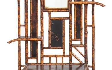 Aesthetic Movement Faux Bamboo Etagere, 20th C