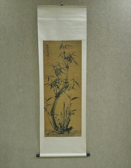 After Zheng Banqiao, Ink on Paper, Bamboo.
