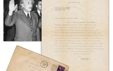 Albert Einstein TLS Re: Helping Fellow Immigrant, A Female Student: "My friends abroad greatly