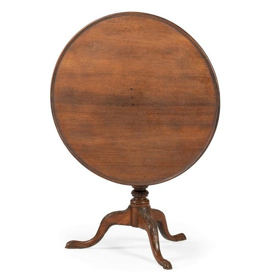 American Chippendale-style Tilt Top Table