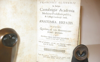 Anatomia Hepatis. Cui Praemittuntur quaedam ad Rem Anatomicam Universe Spectantia. HASKELL NORMAN'S COPY: FIRST EDITION