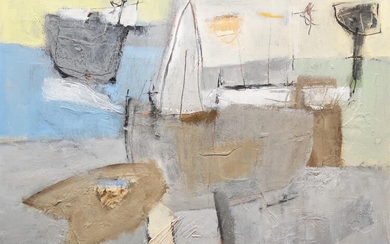 Anneke Peereboom (1950-), Abstracte compositie, gesigneerd en gedateerd '95 r.o.,...