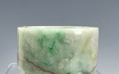 Antique Chinese Green Jadeite Water Pot