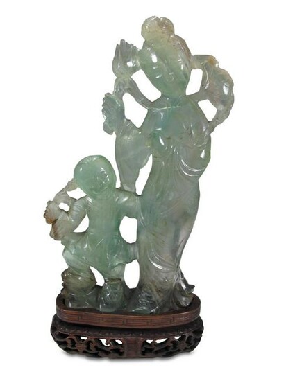 Antique Chinese jade sculpture