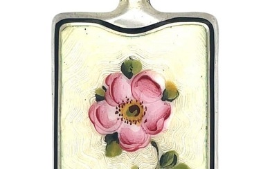 Antique Sterling Purse Enamel Perfume