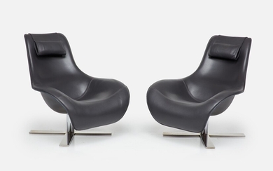 Antonio Citterio, 'Mart' Lounge Chairs (2)