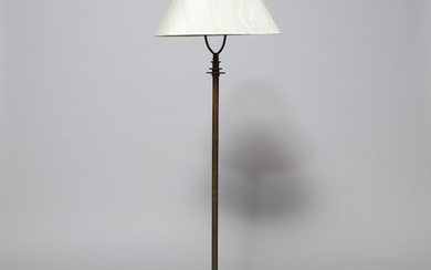 Art deco floor lamp - floor lamp, bronze 1900's first half.