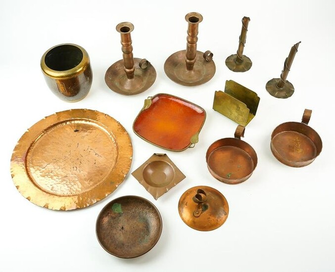 Arts & Crafts Hammered Copperware